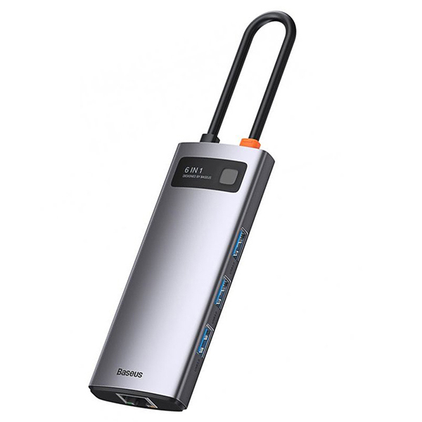 هاب 6 پورت USB-C باسئوس مدل cahub-cW0g