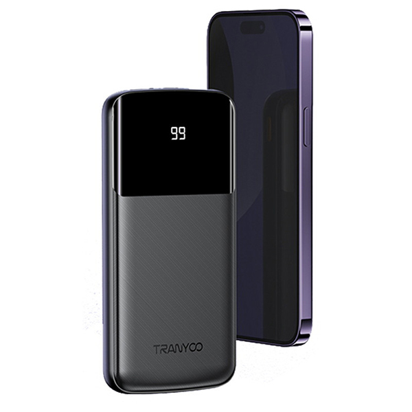پاوربانک ترانیو مدل T-D08 ظرفیت 10000 میلی آمپر ساعت