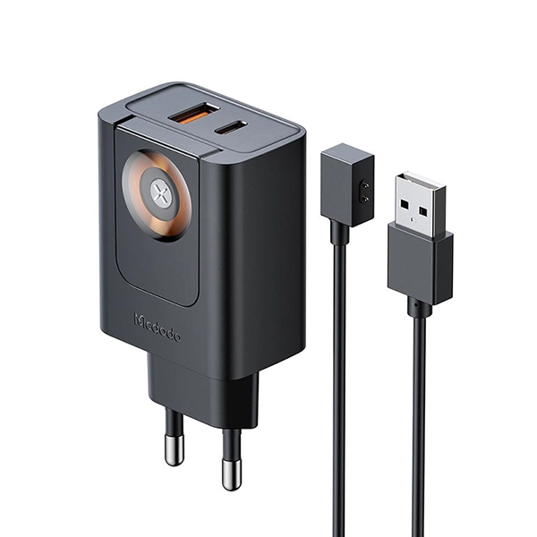 شارژر دیواری 30 وات و شارژ واچ  مک دودو مدل CH-370