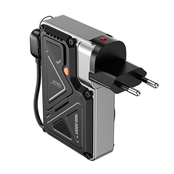 پاوربانک و آداپتور ویوو مدل Wi-P057 با ظرفیت ۱۰۰۰۰ میلی آمپر ساعت